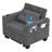 38" Wide Convertible Chair 3-In-1 Pull Out Sleeper Futon Chair Beds with Wireless Charging-1080061093