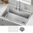 KRAUS Fairlane 18-Gauge Stainless Steel Kitchen Sink-109400367-114834426