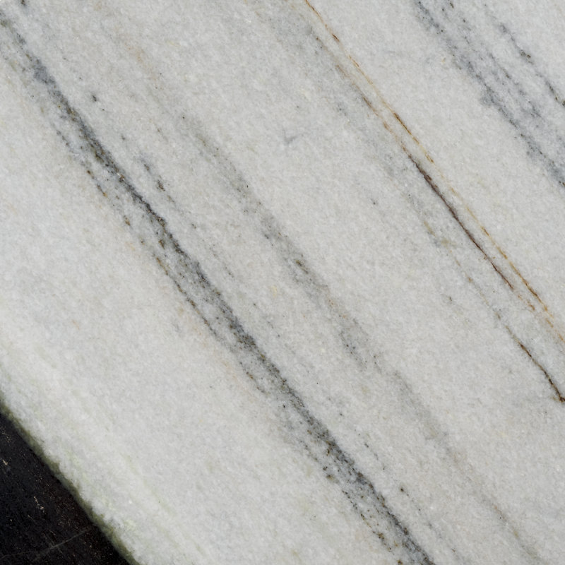 Table de bout à cadre haut 17,5 po Alysson, Blanc noir