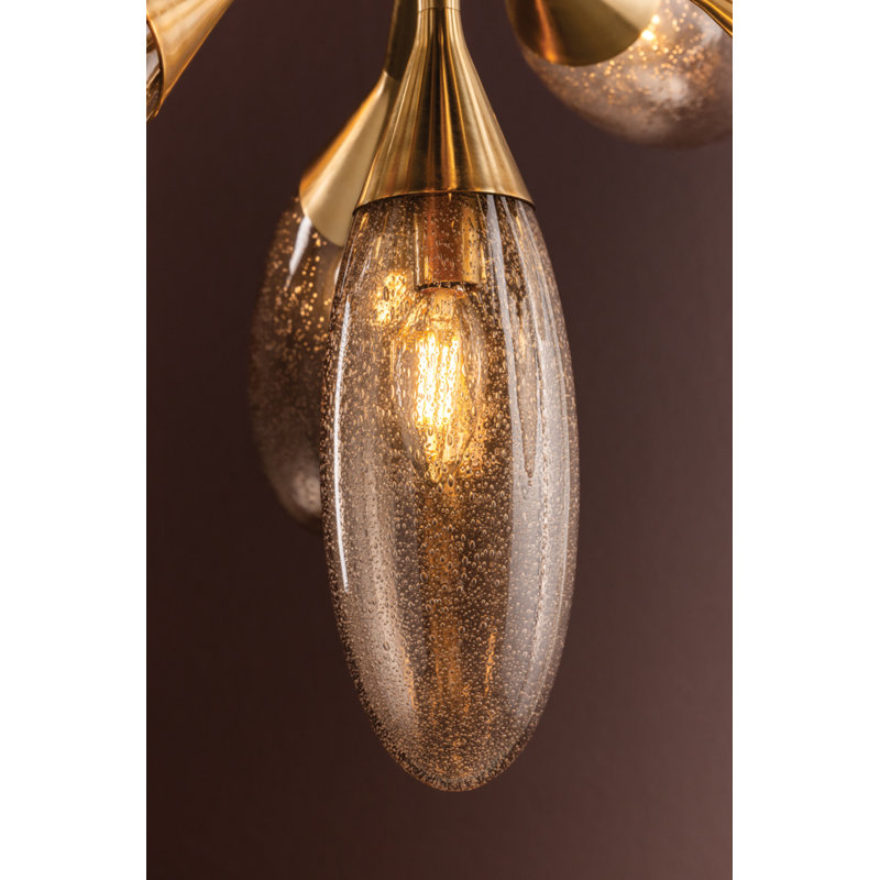 Cordoba Chandelier in Vintage Brass