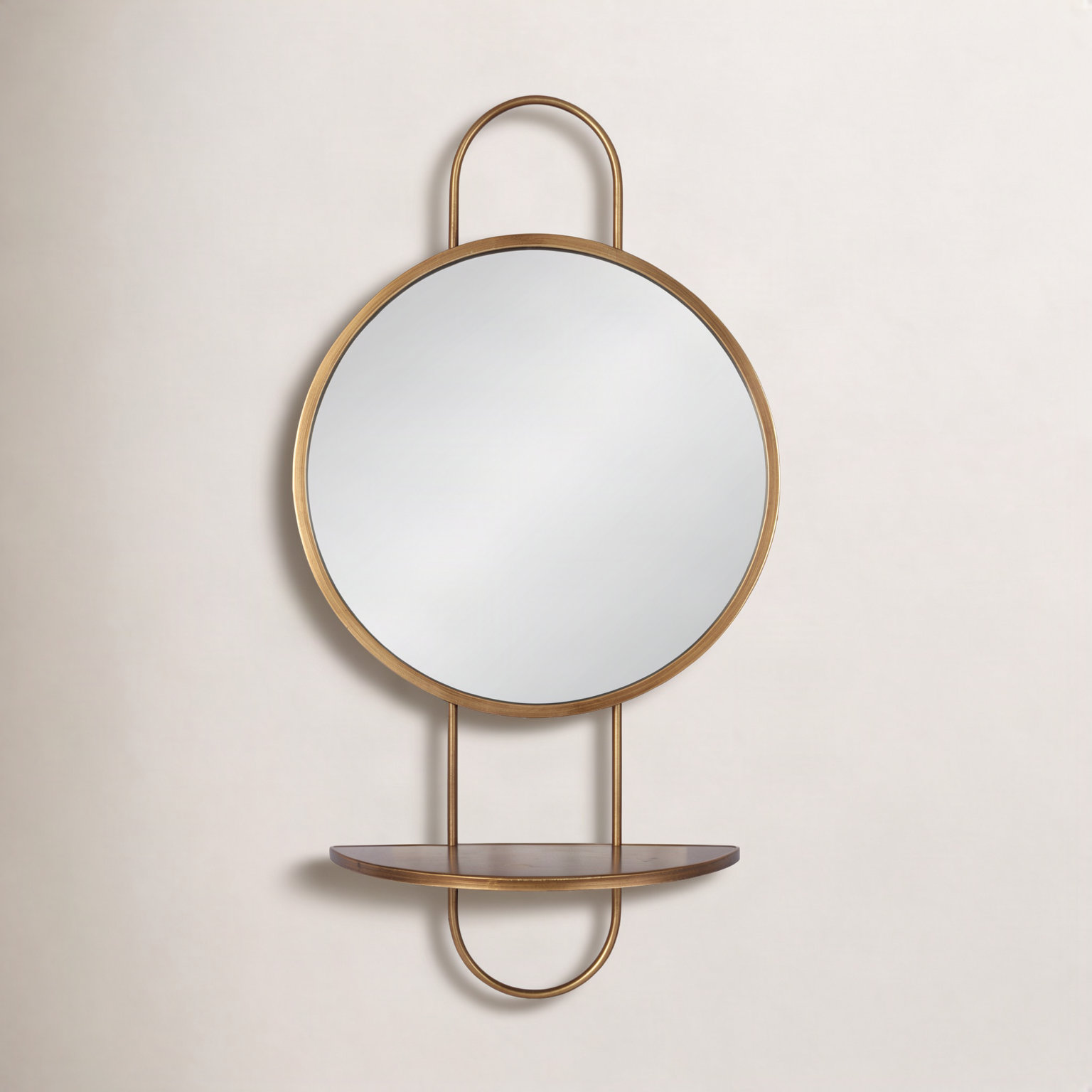 19" Accent Mirror, Gold