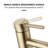 Single-Hole Single-handle Bathroom Faucet with Drain Assembly-61471227