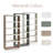 Besiana 70.75"H 5-Tier Open Back Bookcase-1924264464