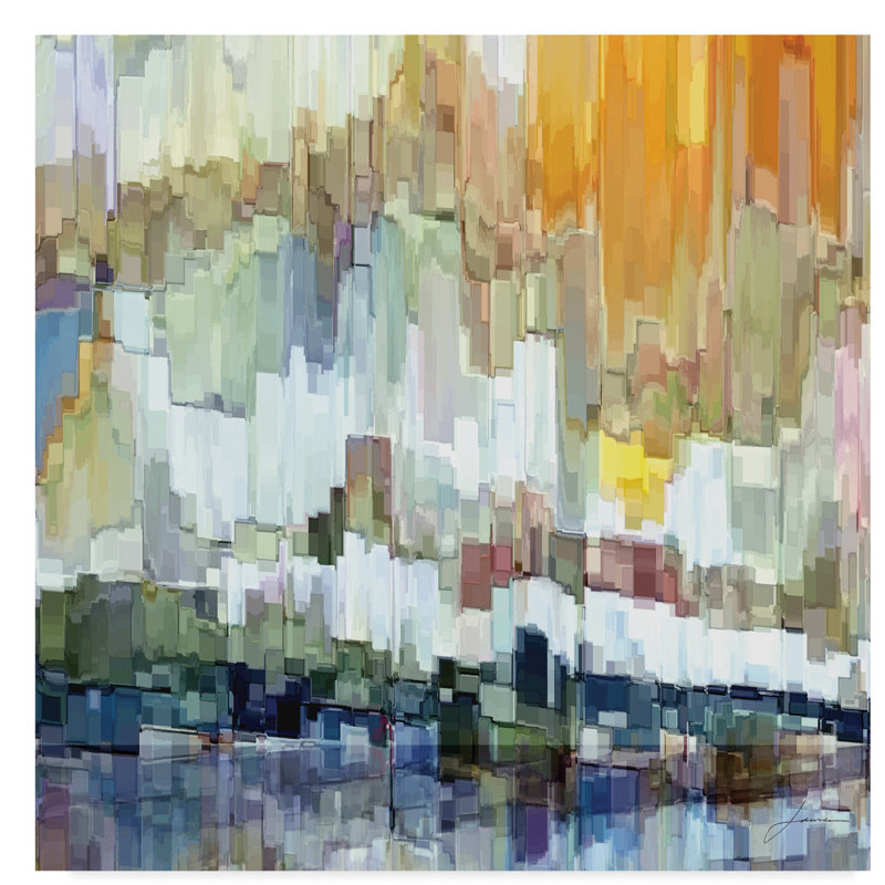 « glacier bay ii », reproduction d’impression sur toile tendue, H 24 po x l 24 po x P 2 po