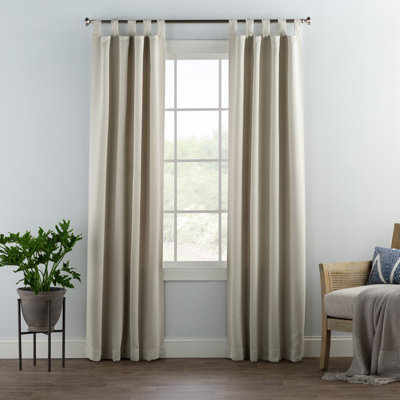 Thermal Blackout Tab Top Curtain Panel - Basics by Wayfair™