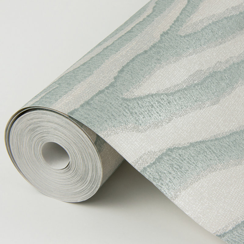 Rouleau de papier peint L 33 pi x l 20,5 po Chorus Wave, Écume de mer