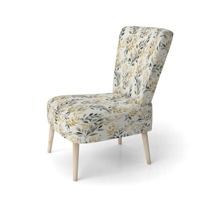 Minimalist Nature - Chaise d'appoint rembourrée scandinave, chaise d'appoint verte