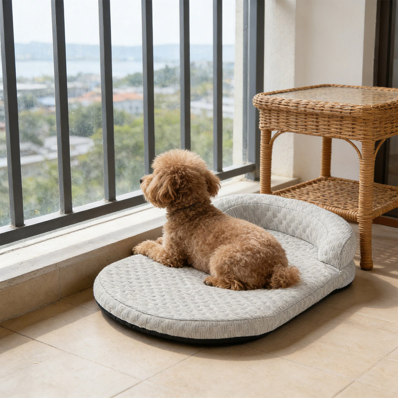 Tapis lavable pour animaux de compagnie Summer, Gris