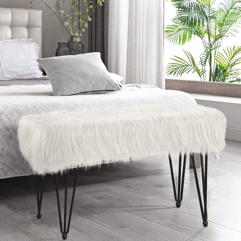 Repose-pieds Keilia, Blanc antique