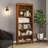 Classic Shaker Style Solid Wood Bookcase-1175095425-1206200923