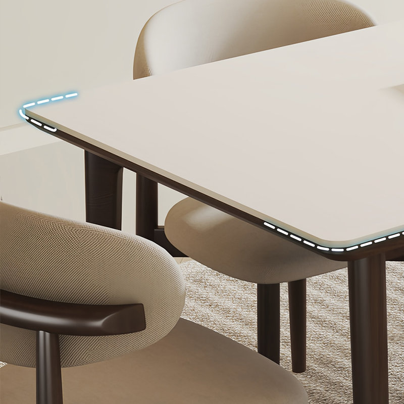 Table moderne de qualité simple, H 29,5 po x L 62,9 po x l 27,5 po