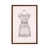 Toile avec cadre en bois brun classique n'est pas disponible