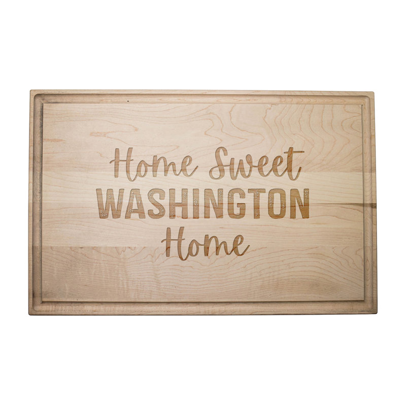 Home Sweet Washington Home Cutting Board