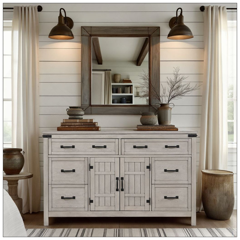 Commode Alexandria, finition brume de montagne