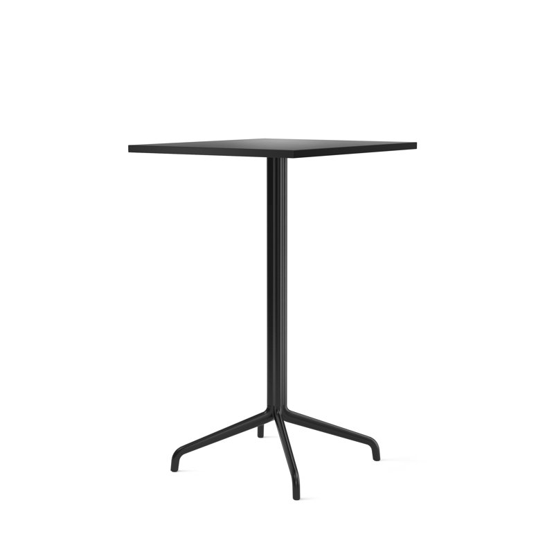 Harbour Dining Table, Bar Height, Charcoal Linoleum