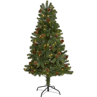 Home Imports Emporium Rocky Mountain Spruce Artificial Christmas Tree Traditional Style 100 LED Lights