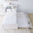 Platform Bed With Storage Headboard, USB,Trundle And 3 Drawers-70807343-70807340
