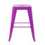 Tabouret à hauteur de comptoir 30 po, ensemble de 4 tabourets de bar en métal sans dossier, non empilable, amovible et facile à assembler, permettant d'économiser de l'espace pour un îlot de cuisine / bar / café / salle à manger-591688197-591688211-591688221