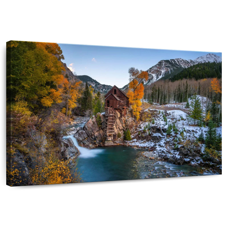 Alvord Crystal River Mill, 8" H x 12" W