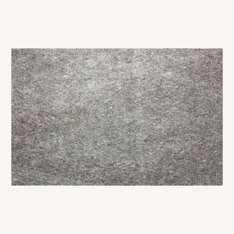 Sous-tapis gris 3 x 8 pieds - Poignée antidérapante et antidérapante de 1/3 pouce pour les planchers durs, 3' x 8'