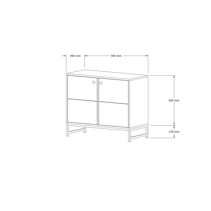 Diboll 90cm Console Table