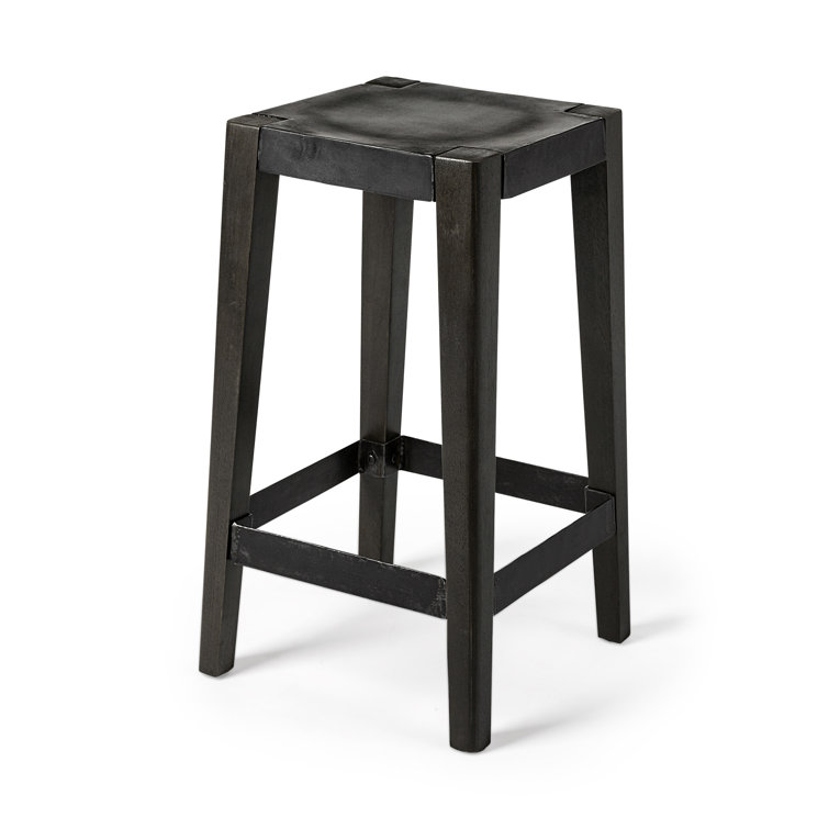 Nolani Counter Stool with Solid Wood Frame