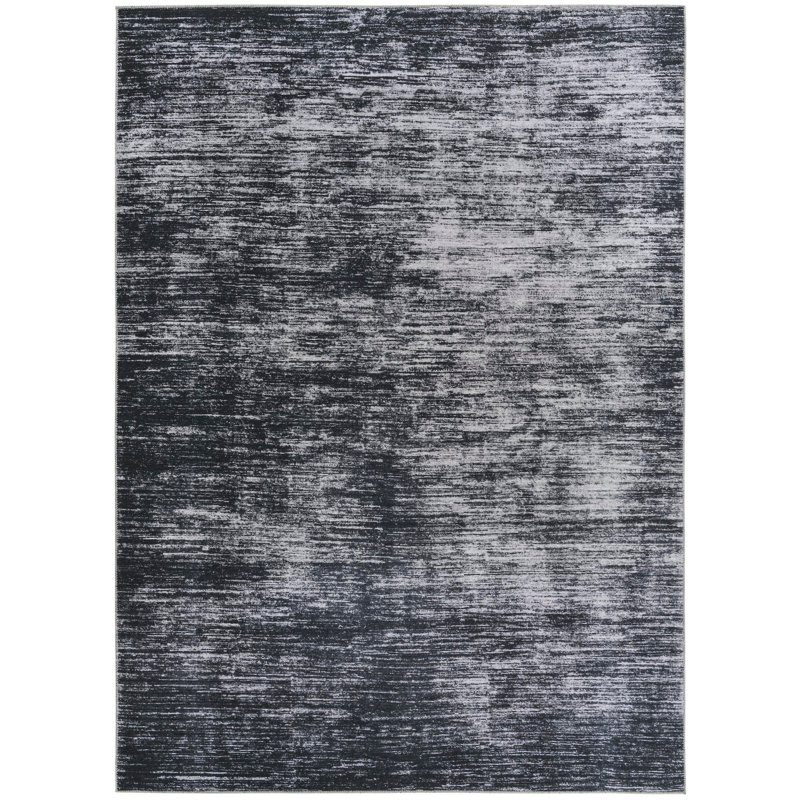 Ikhasa Chenille Abstract Indoor Rug, Rectangle 7'6" x 10'6"