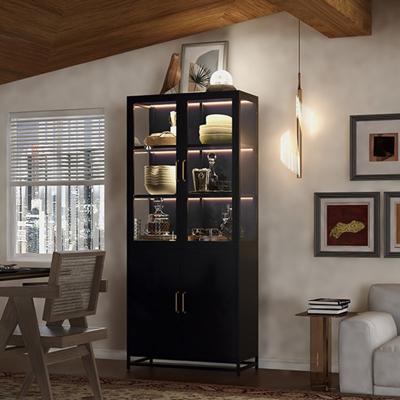 Grande armoire de présentation, Noir