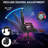 Inbox Zero Ergonomic Gaming Chair with Speakers RGB LED Lights and Massage-1861992257