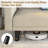 63“ Convertible Futon Sofa Bed Upholstered Square Arm Loveseat with USB Ports, Beige-111010869