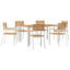 Wood Patio Dining Set with Rectangular Table-526822008-526822011