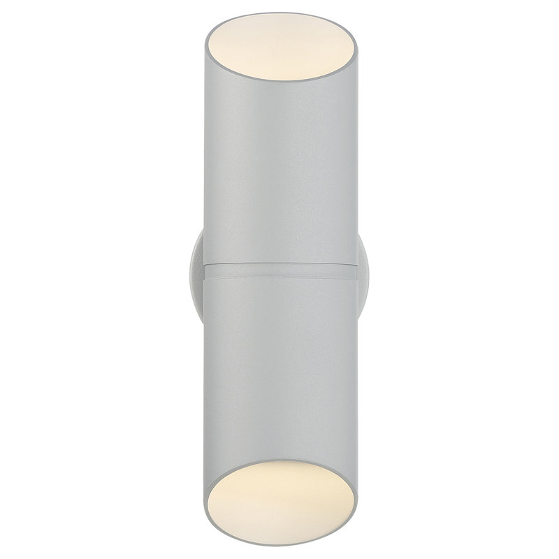 Jarris Steel Wall Light, Satin, 14" H x 4.75" W x 4.75" D