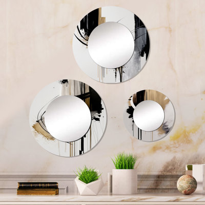 Gracyn Metal Round Mirror