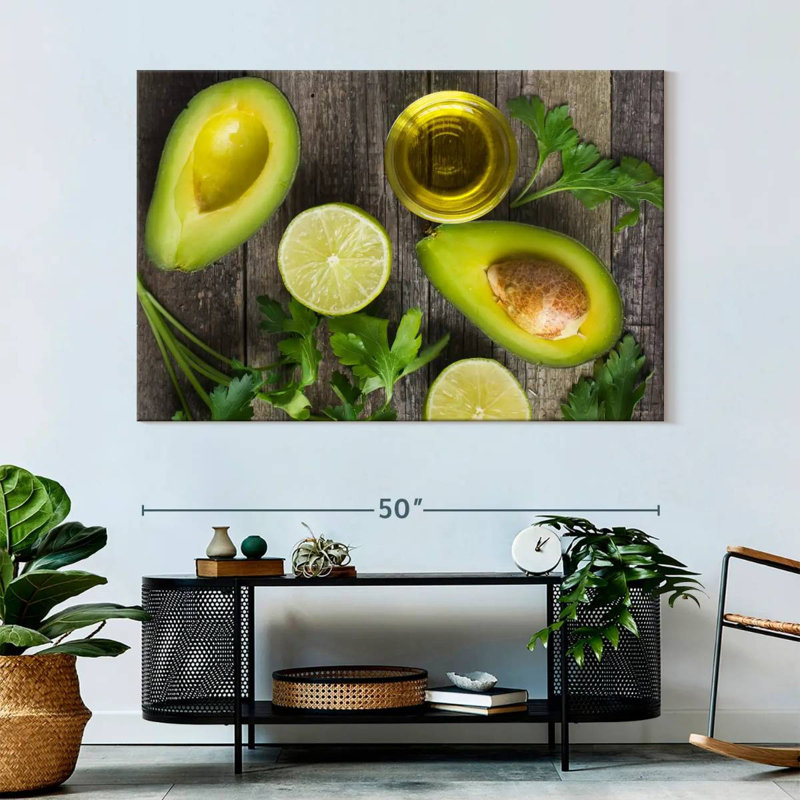 Yarlin Organic Avocados, 34" H x 51" W