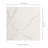 Ackland Beldale 24 in. x 24 in. Matte Porcelain Marble Look Floor and Wall Tile-94326494