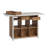 Work Table, Brown Finish