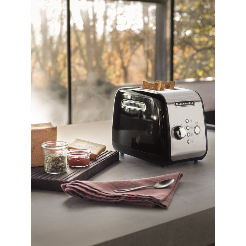 KitchenAid 2 Slice Automatic Toaster, Onyx Black