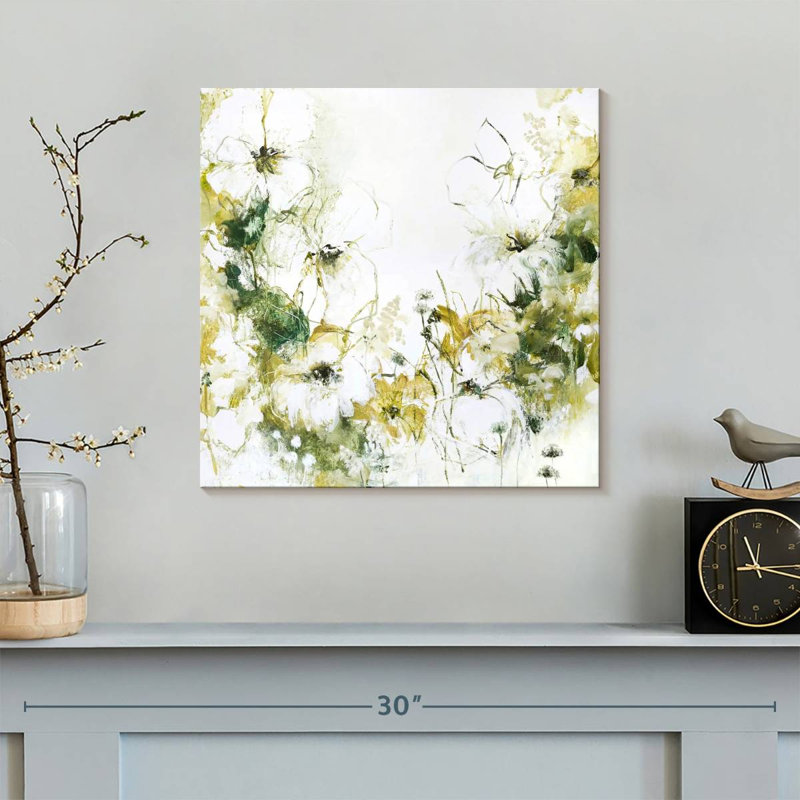 Flower Blush II, H 16 po x l 16 po