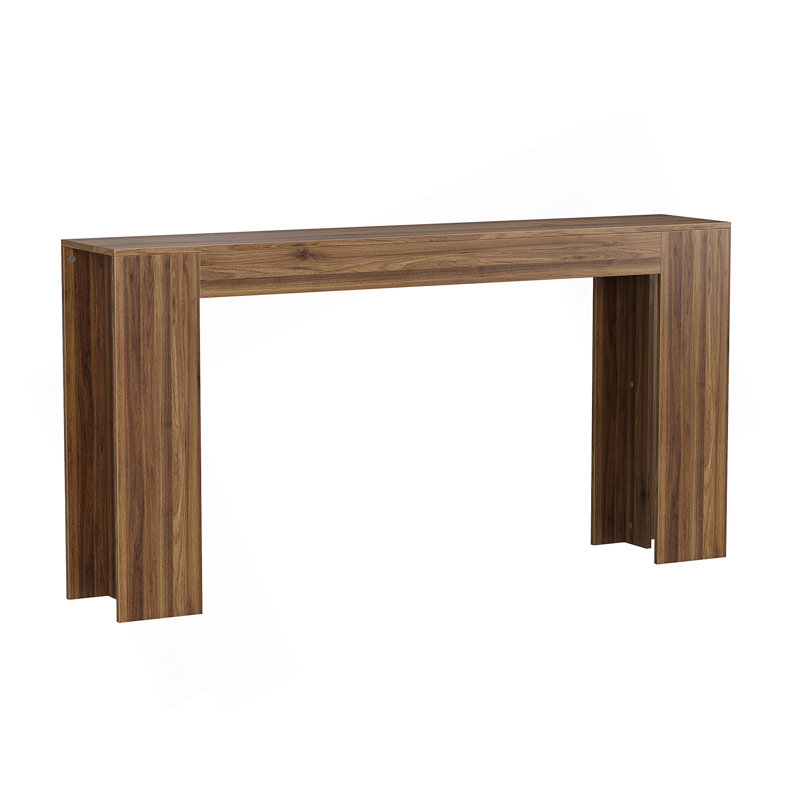 62.99-Inch Extra-Long Entryway Table, Walnut