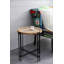 Table d'appoint ronde avec plateau en bois