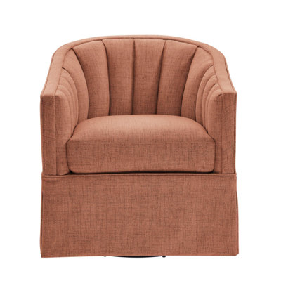 Sanibel Skirted Swivel Accent Chair