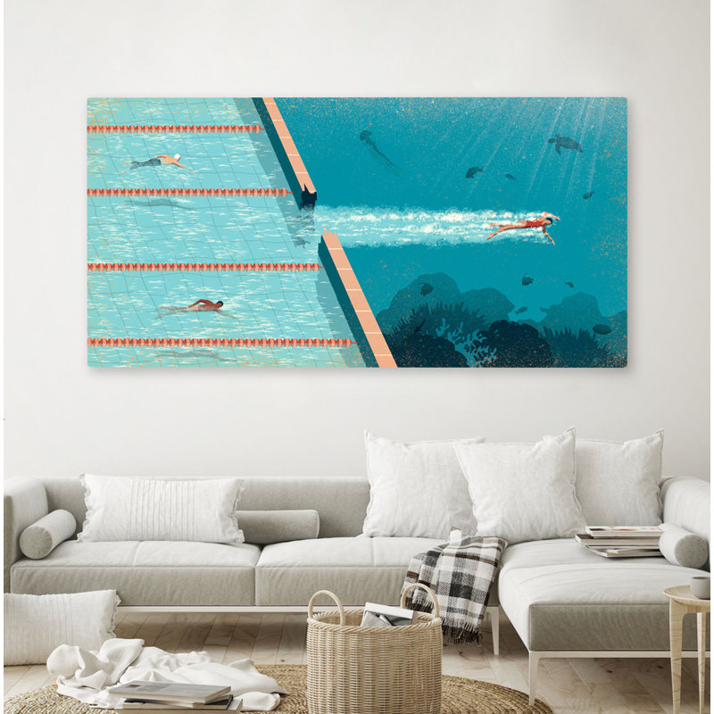 «Grow Your Comfort Zone» par Davide Bonazzi, reproduction d'art sur toile tendue