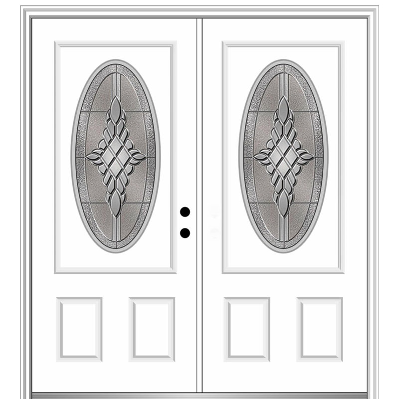 Porte d'entrée avant en fibre de verre Grace, Ouverture vers la gauche