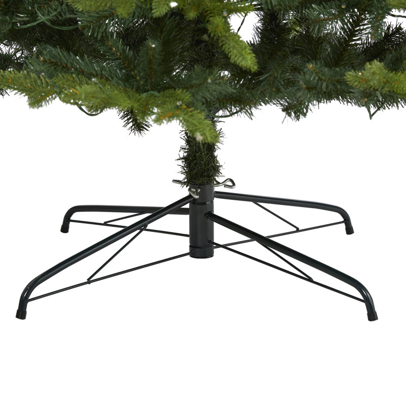 Sapin de Noël artificiel vert avec lumières DEL, H 9 pi