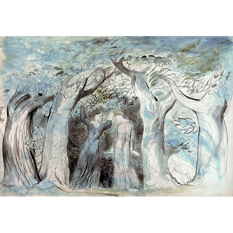 Illustration de Dante's Divine Comedy, l'enfer, H 17 po x l 24 po