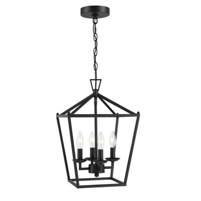 Duward 4 - Light Dimmable Lantern Chandelier