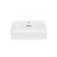 DeerValley 460mm L x 305mm W White Ceramic Rectangular Sink with Overflow