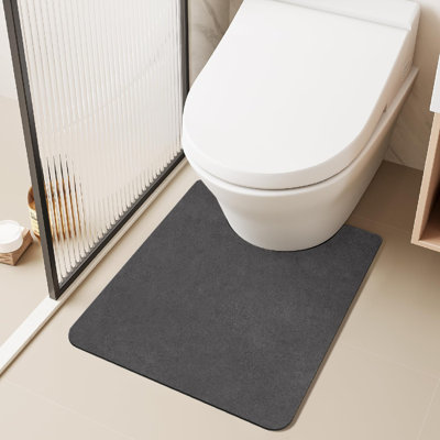 Tapis de bain, tapis de salle de bain Tapis de salle de bain à séchage rapide antidérapant et antidérapant pour tapis de salle de bain sous la porte