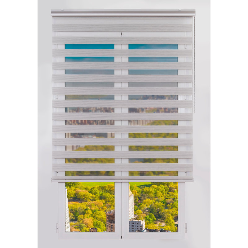 Semi Sheer Roller Blind, 250 cm L x 140 cm W, Milan White