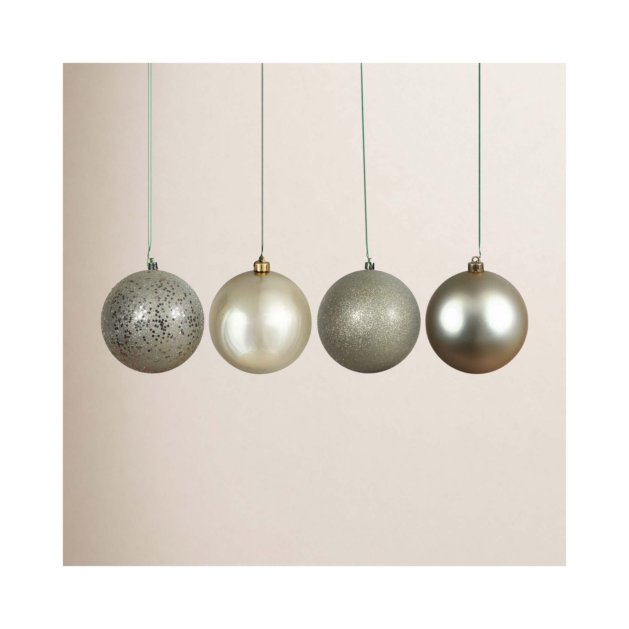 Holiday Décor Ball Ornament, Champagne